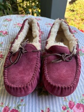 UGG Dakota Suede Moccasin Slippers